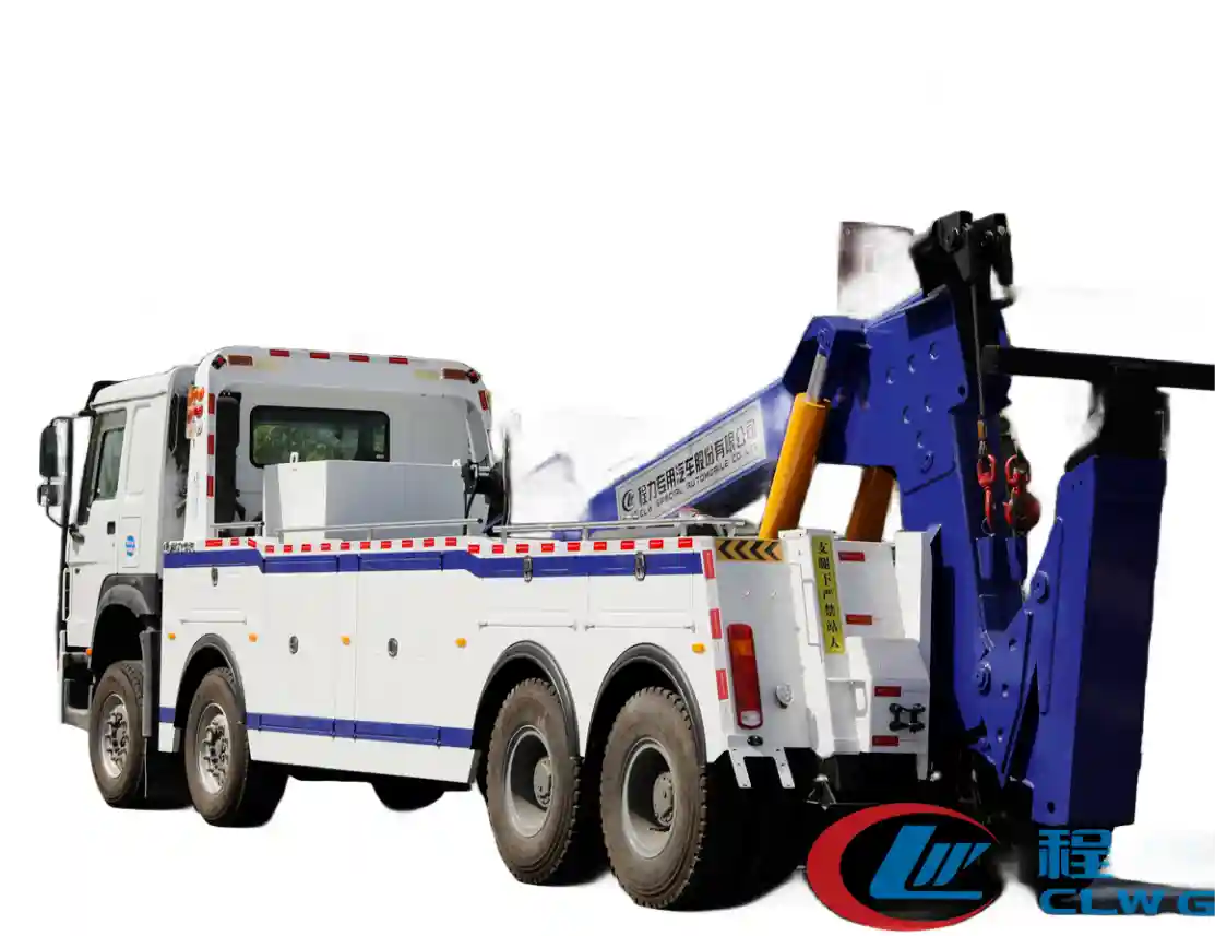 Sinotruk 30T Lifting & 70T Heavy Rotating Towing Truck - For Sale